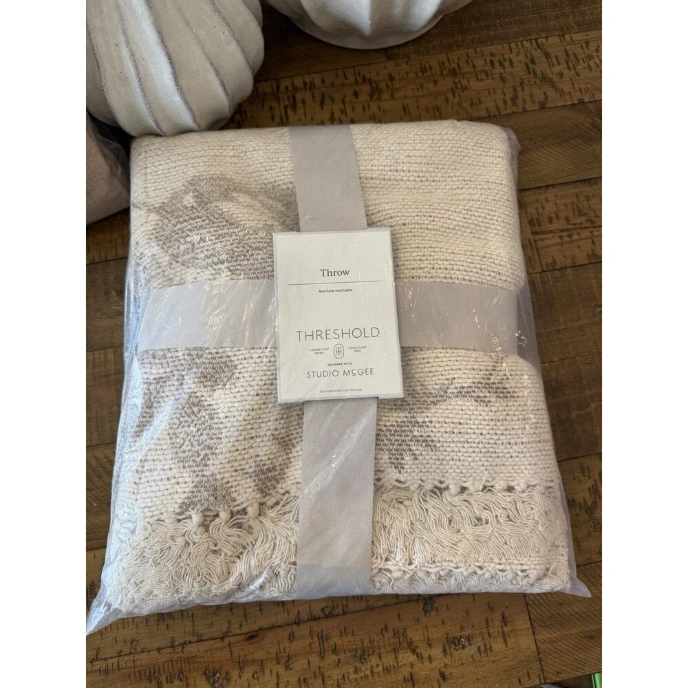 RARE Queen Studio McGee Camel Waffle Quilt Bedding Bundle Floral Sheets NEW